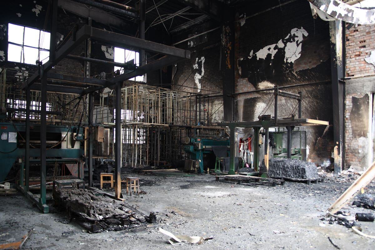 steps of fire damage